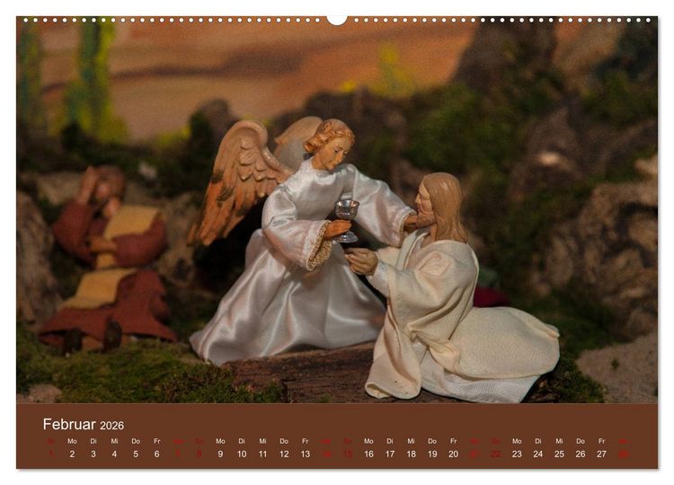 Produktbild: Passionskrippen (Wandkalender 2026 DIN A2 quer), CALVENDO Monatskalender