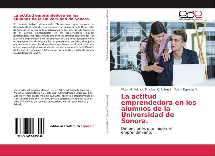 Produktbild: La actitud emprendedora en los alumnos de la Universidad de Sonora