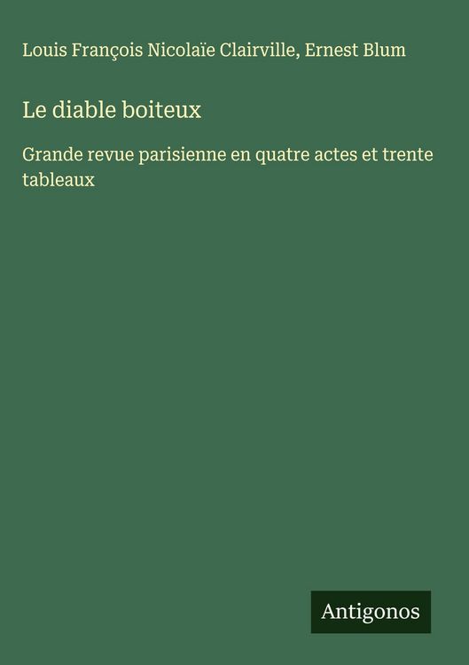 Produktbild: Le diable boiteux