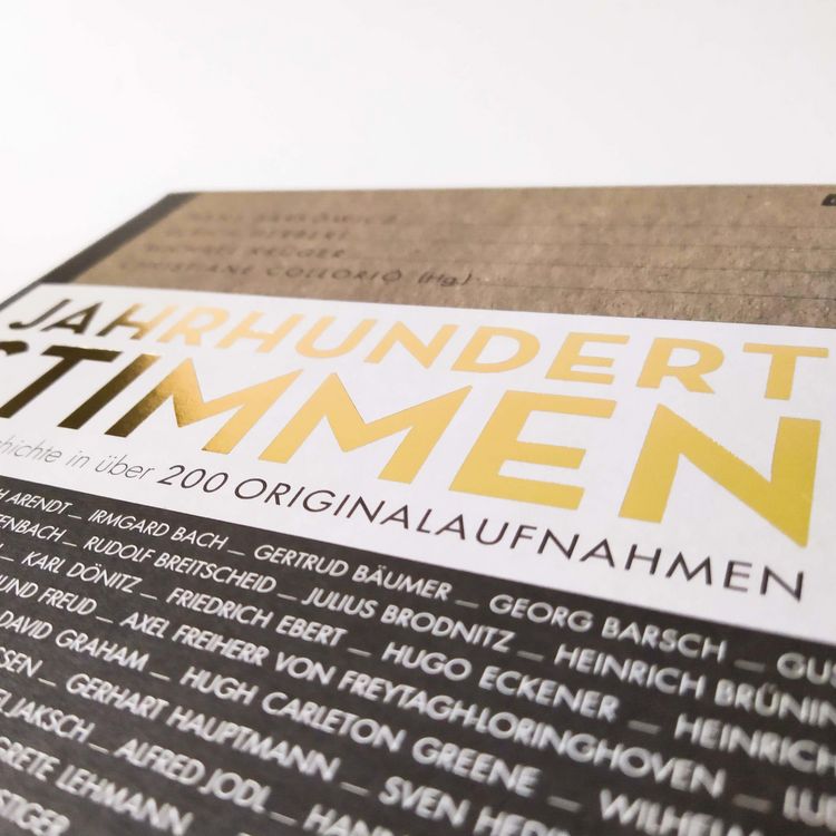 Produktbild: Jahrhundertstimmen 1900-1945 - Deutsche Geschichte in &uuml;ber 200 Originalaufnahmen