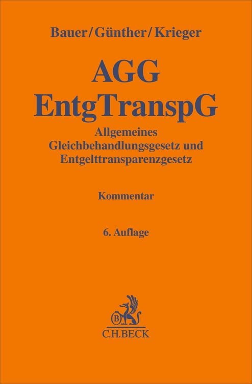 Produktbild: Allgemeines Gleichbehandlungsgesetz und Entgelttransparenzgesetz. AGG / EntgTranspG