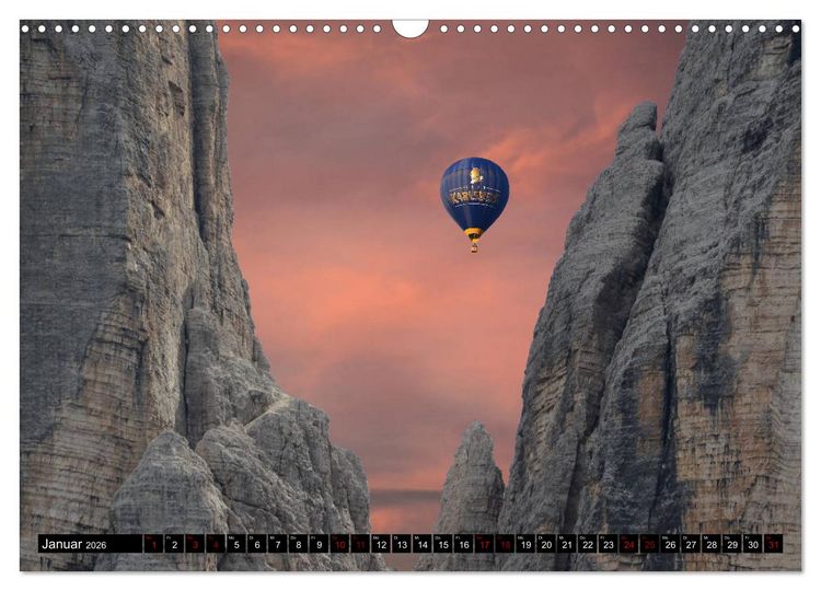 Produktbild: Weltkulturerbe Dolomiten S&uuml;d Tirol (Wandkalender 2026 DIN A3 quer), CALVENDO Monatskalender