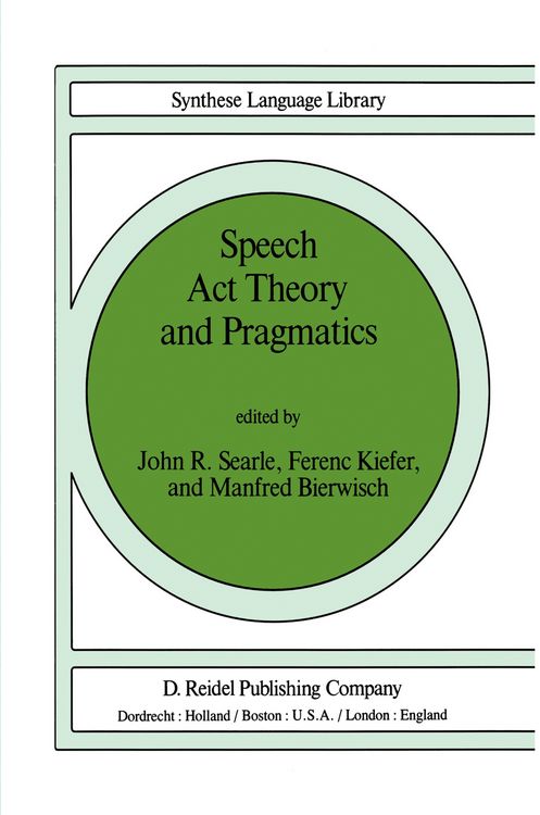 Produktbild: Speech Act Theory and Pragmatics