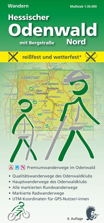 Produktbild: Wandern, Hessischer Odenwald Nord mit Bergstra&szlig;e