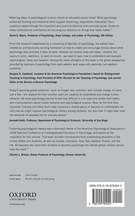Produktbild: The Psychologically Literate Citizen