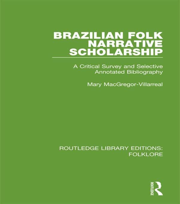 Produktbild: Brazilian Folk Narrative Scholarship (RLE Folklore)