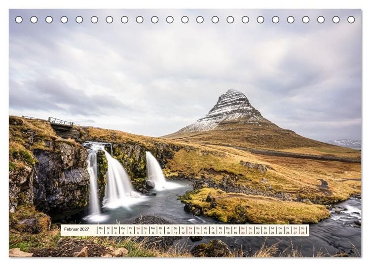 Produktbild: Island. Ein Jahr am Rand der Welt (Tischkalender 2027 DIN A5 quer), CALVENDO Monatskalender