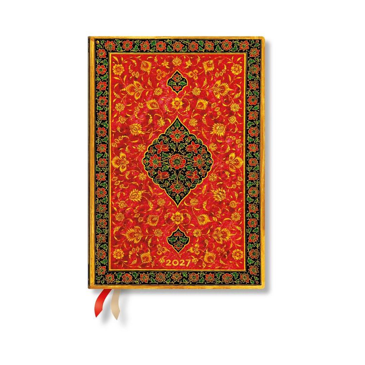 Produktbild: 2027 Layla MIDI Hardcover 12-Month Daily Planner, 416pg, 80gsm by Paperblanks (Persian Poetry)
