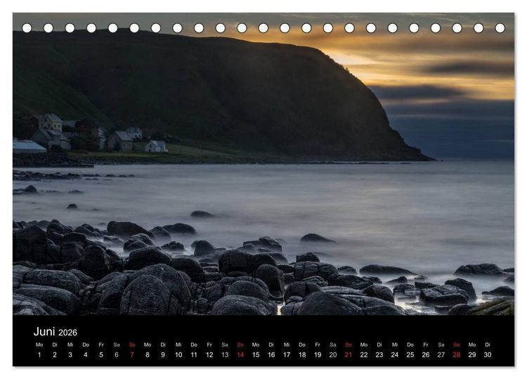 Produktbild: Norwegen - Vom Westen zum S&uuml;den (Tischkalender 2026 DIN A5 quer), CALVENDO Monatskalender