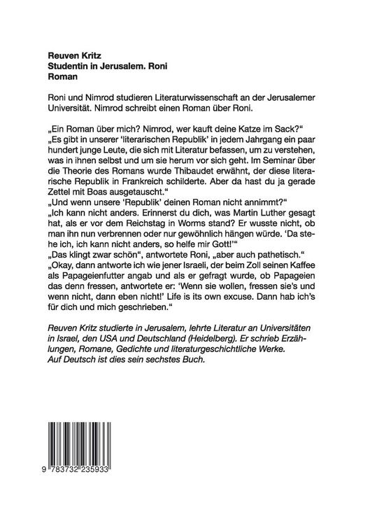 Produktbild: Studentin in Jerusalem. Roni
