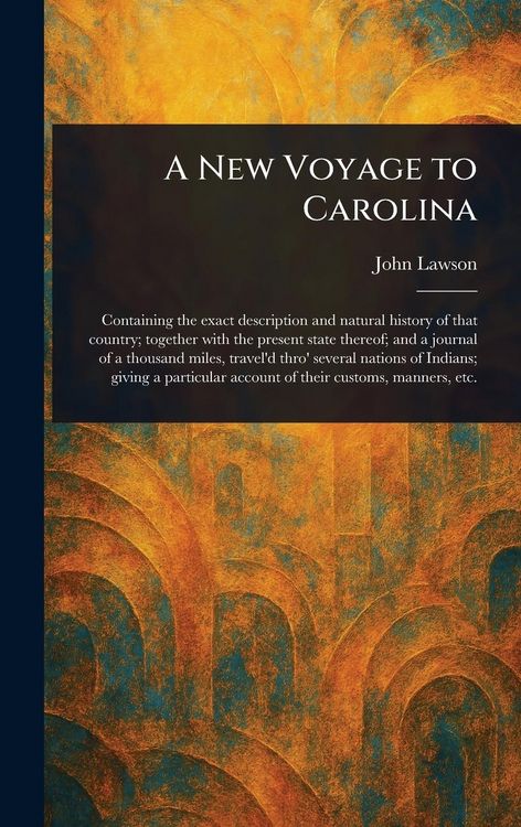 Produktbild: A New Voyage to Carolina