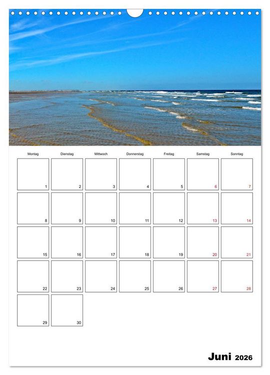 Produktbild: Langeoog - eine Trauminsel (Wandkalender 2026 DIN A3 hoch), CALVENDO Monatskalender