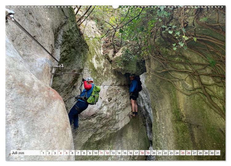 Produktbild: Klettersteige in Norditalien (hochwertiger Premium Wandkalender 2026 DIN A2 quer), Kunstdruck in Hochglanz