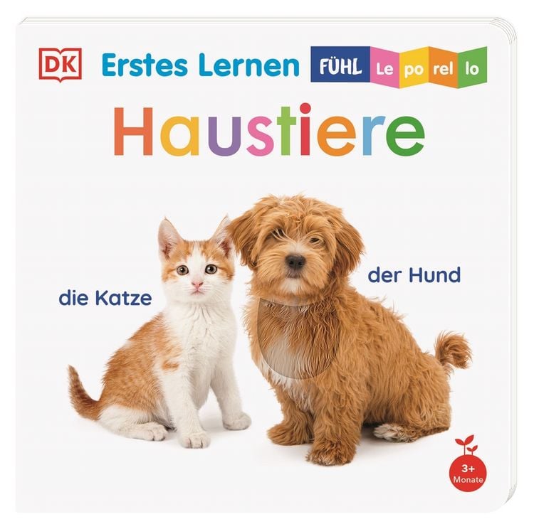 Produktbild: Erstes Lernen F&uuml;hl-Leporello. Haustiere