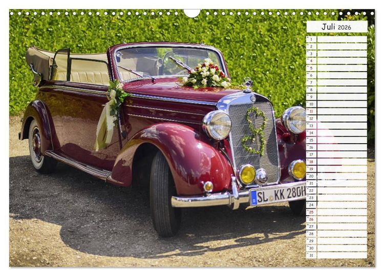 Produktbild: Mercedes Benz 170 Cabriolet (Wandkalender 2026 DIN A3 quer), CALVENDO Monatskalender