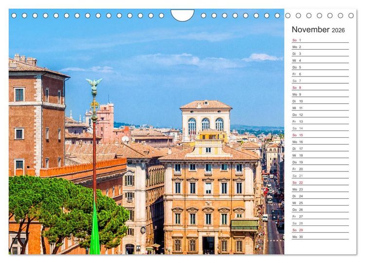 Produktbild: ROM - Ein Spaziergang durch die Geschichte (Wandkalender 2026 DIN A4 quer), CALVENDO Monatskalender