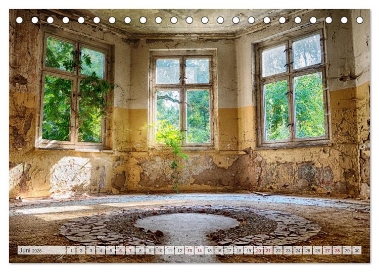 Produktbild: Lost Places Kalender - Daylight (Tischkalender 2026 DIN A5 quer), CALVENDO Monatskalender