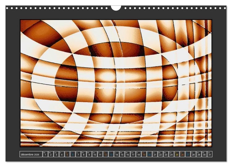 Produktbild: Art palette terre (Calendrier mural 2026 DIN A3 vertical), CALVENDO calendrier mensuel