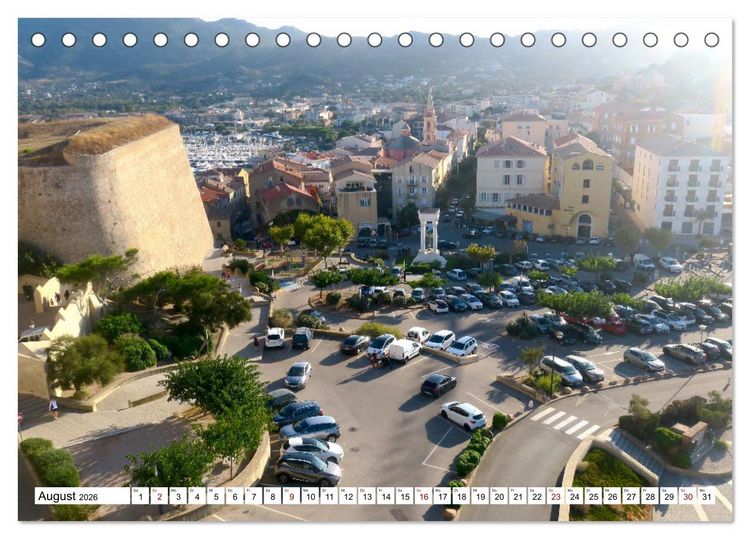 Produktbild: Urlaub Freiheit Korsika - fabelhafte Eindr&uuml;cke der Mittelmeerinsel (Tischkalender 2026 DIN A5 quer), CALVENDO Monatskalender