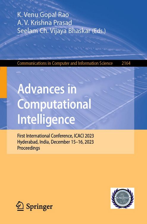 Produktbild: Advances in Computational Intelligence