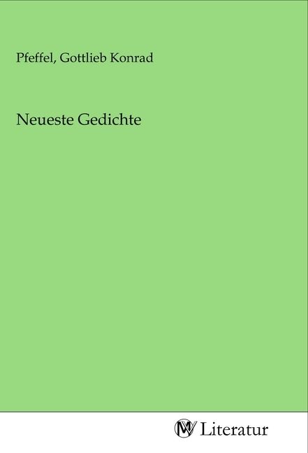 Produktbild: Neueste Gedichte