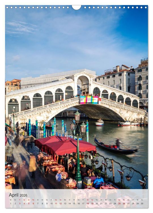 Produktbild: Venezia - La Serenissima repubblica (Wandkalender 2026 DIN A3 hoch), CALVENDO Monatskalender