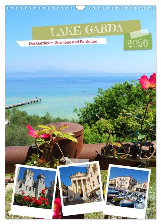 Produktbild: LAKE GARDA DerGardasee: Sirmione und Bardolino (Wandkalender 2026 DIN A3 hoch), CALVENDO Monatskalender