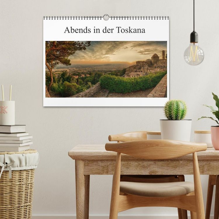 Produktbild: Abends in der Toskana (Wandkalender 2026 DIN A3 quer), CALVENDO Monatskalender