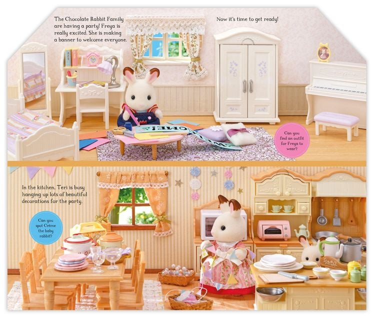 Produktbild: Sylvanian Families: Freya's Perfect Party: A Lift-the-Flap Story