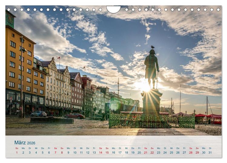 Produktbild: Norwegen von Oslo bis &Aring;lesund (Wandkalender 2026 DIN A4 quer), CALVENDO Monatskalender