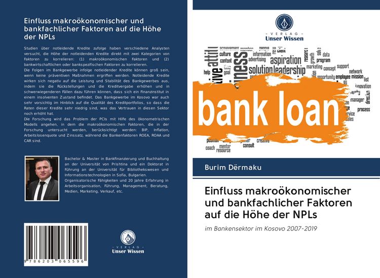 Produktbild: Einfluss makro&ouml;konomischer und bankfachlicher Faktoren auf die H&ouml;he der NPLs