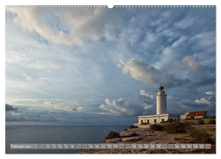Produktbild: Balearen - Mallorca, Menorca, Ibiza und Formentera (hochwertiger Premium Wandkalender 2026 DIN A2 quer), Kunstdruck in Hochglanz