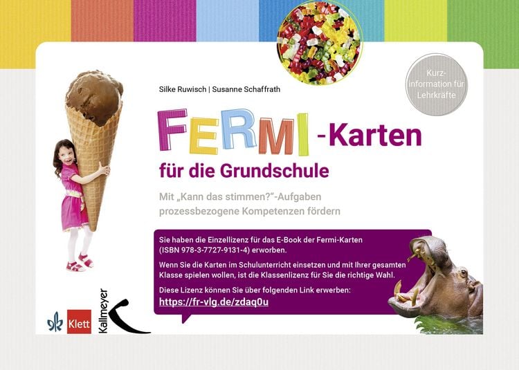 Produktbild: Fermi-Karten f&uuml;r die Grundschule