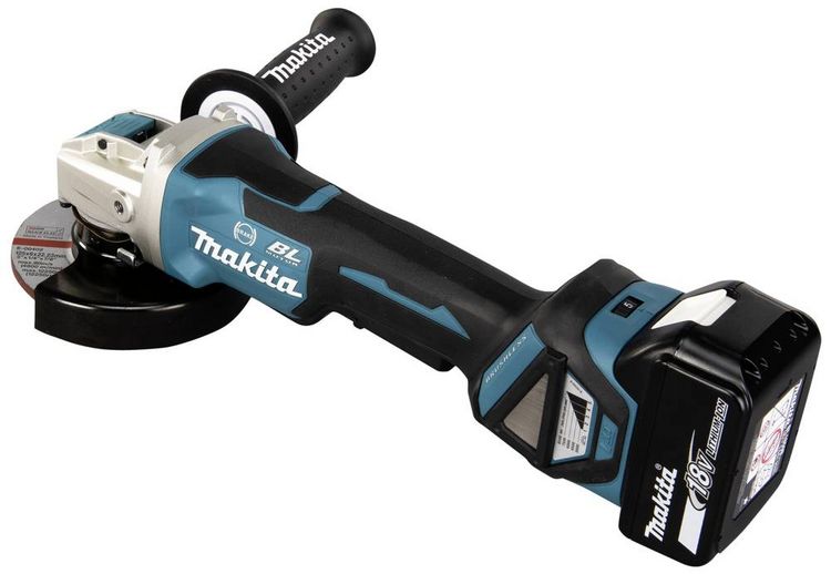 Produktbild: Makita DGA519RTJ Akku-Winkelschleifer 125 mm inkl. 2. Akku, inkl. Ladeger&auml;t 18 V 5 Ah