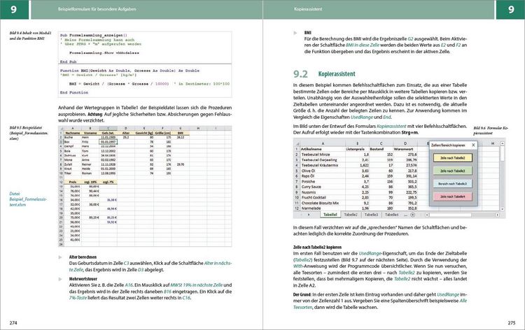 Produktbild: VBA mit Excel - Der leichte Einstieg: Vom ersten Makro zur eigenen Eingabemaske - F&uuml;r Excel 2010 bis 2021, 365