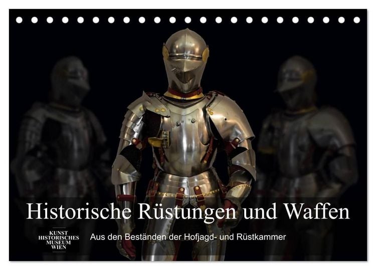 Produktbild: Historische R&uuml;stungen und Waffen (Tischkalender 2027 DIN A5 quer), CALVENDO Monatskalender