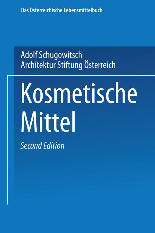 Produktbild: Kosmetische Mittel