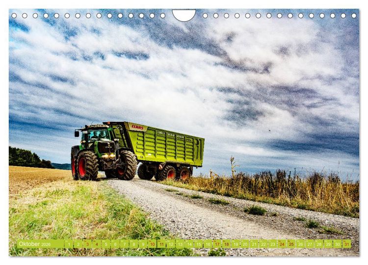 Produktbild: Landwirtschaft - Maisernte (Wandkalender 2026 DIN A4 quer), CALVENDO Monatskalender