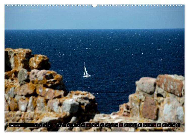 Produktbild: Bornholm - D&auml;nemark (hochwertiger Premium Wandkalender 2026 DIN A2 quer), Kunstdruck in Hochglanz