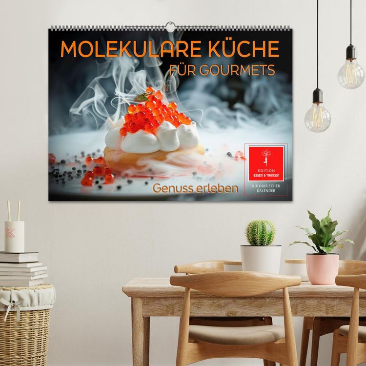 Produktbild: Molekulare K&uuml;che f&uuml;r Gourmets - Genuss erleben (Wandkalender 2026 DIN A2 quer), CALVENDO Monatskalender