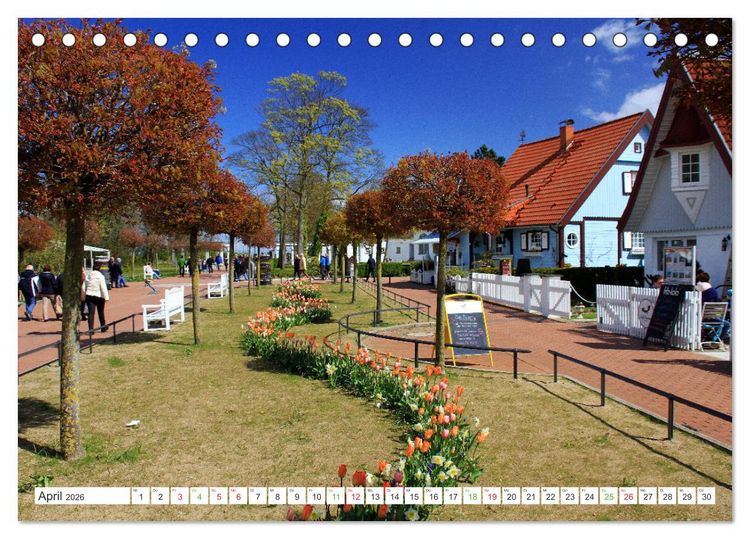 Produktbild: Mein buntes Mecklenburg (Tischkalender 2026 DIN A5 quer), CALVENDO Monatskalender