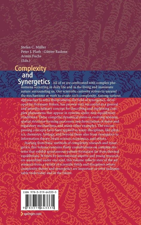 Produktbild: Complexity and Synergetics