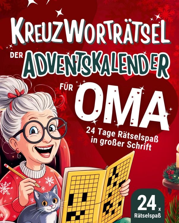 Produktbild: Kreuzwortr&auml;tsel - Der Adventskalender f&uuml;r Oma