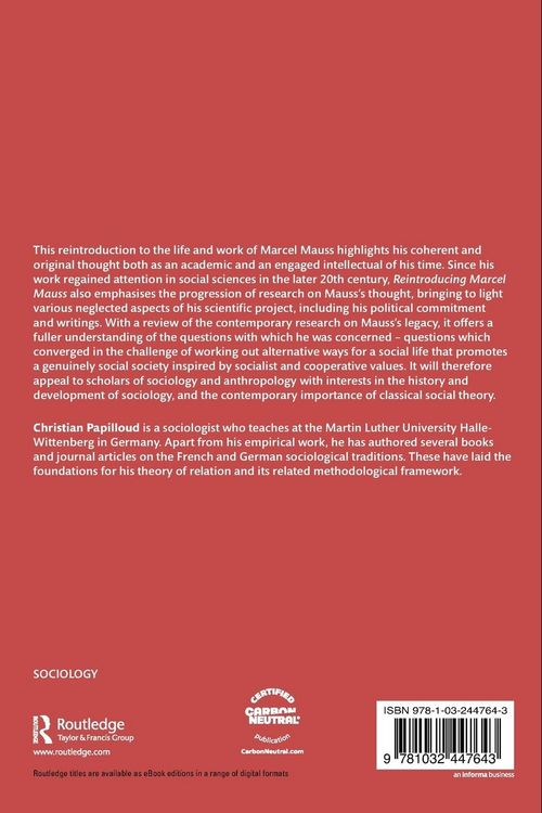 Produktbild: Reintroducing Marcel Mauss