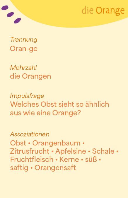 Produktbild: Wortschatzk&auml;rtchen: Lebensmittel