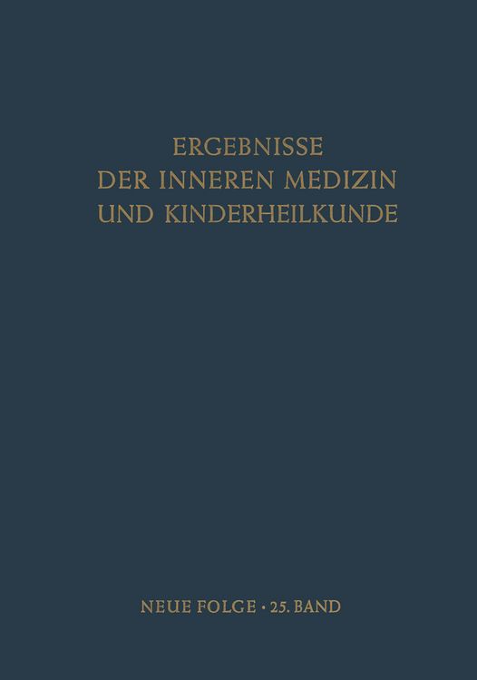 Produktbild: Ergebnisse der Inneren Medizin und Kinderheilkunde