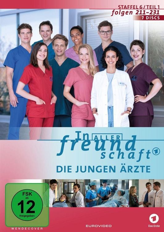 Produktbild: In aller Freundschaft - Die jungen &Auml;rzte - Staffel 6.1/Folgen 211-231 [7 DVDs]