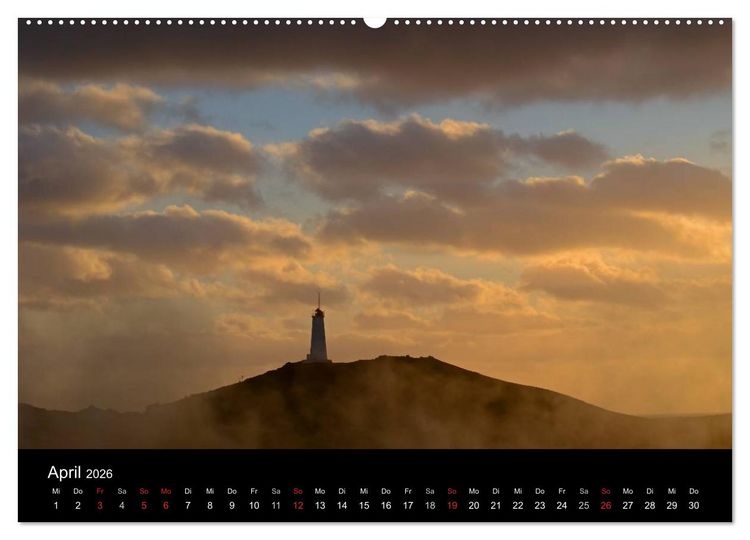 Produktbild: Island (hochwertiger Premium Wandkalender 2026 DIN A2 quer), Kunstdruck in Hochglanz