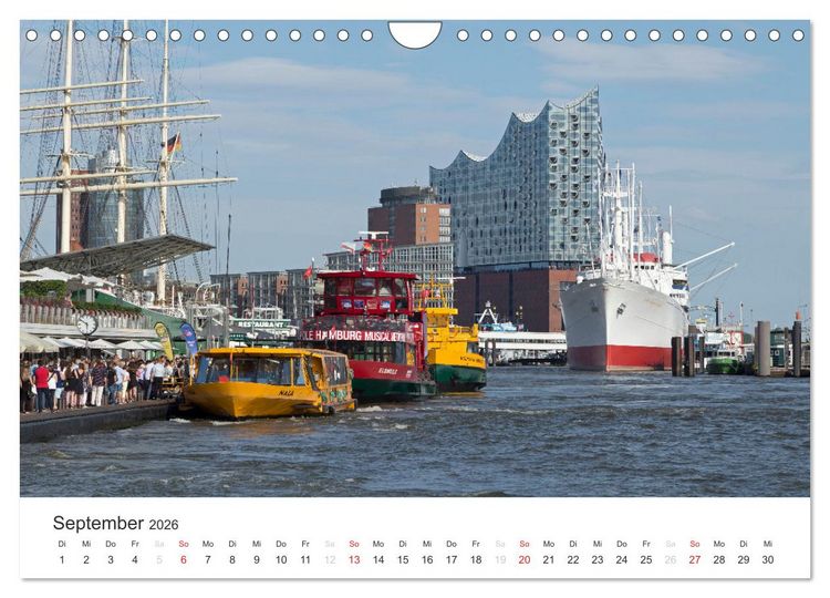 Produktbild: Hamburg (Wandkalender 2026 DIN A4 quer), CALVENDO Monatskalender