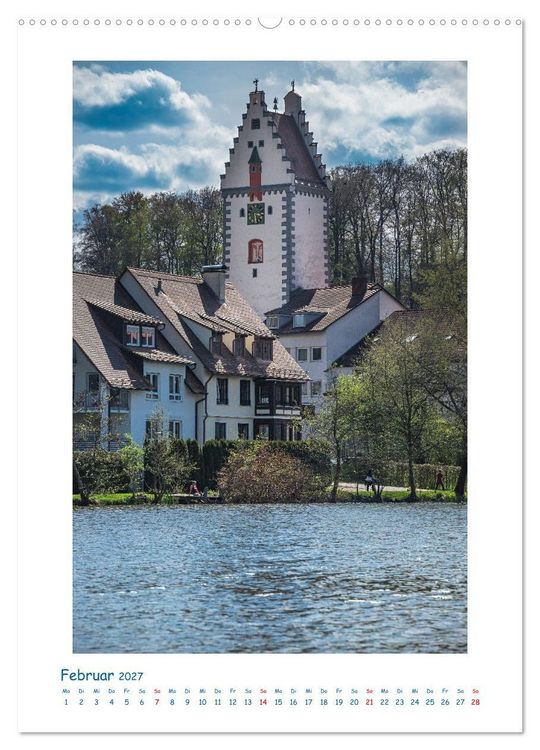 Produktbild: Bad Waldsee (Wandkalender 2027 DIN A2 hoch), CALVENDO Monatskalender